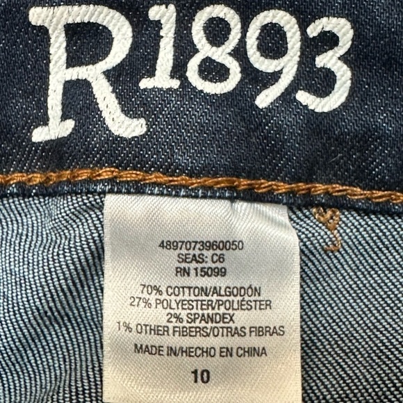 R 1893 "Straight"  Dark Wash Denim Jeans  Classic - Picture 4 of 6